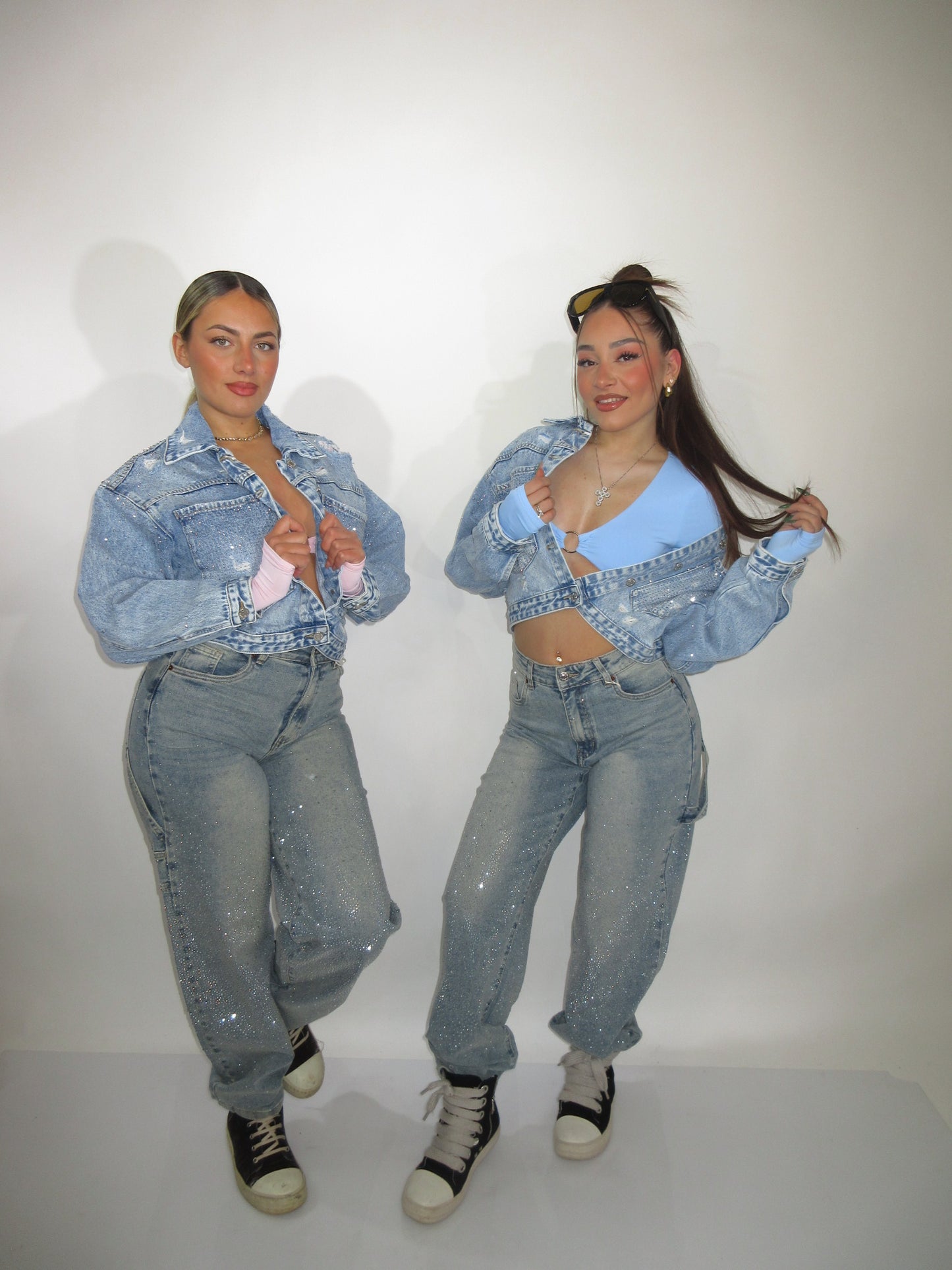 Body con anello azzurro