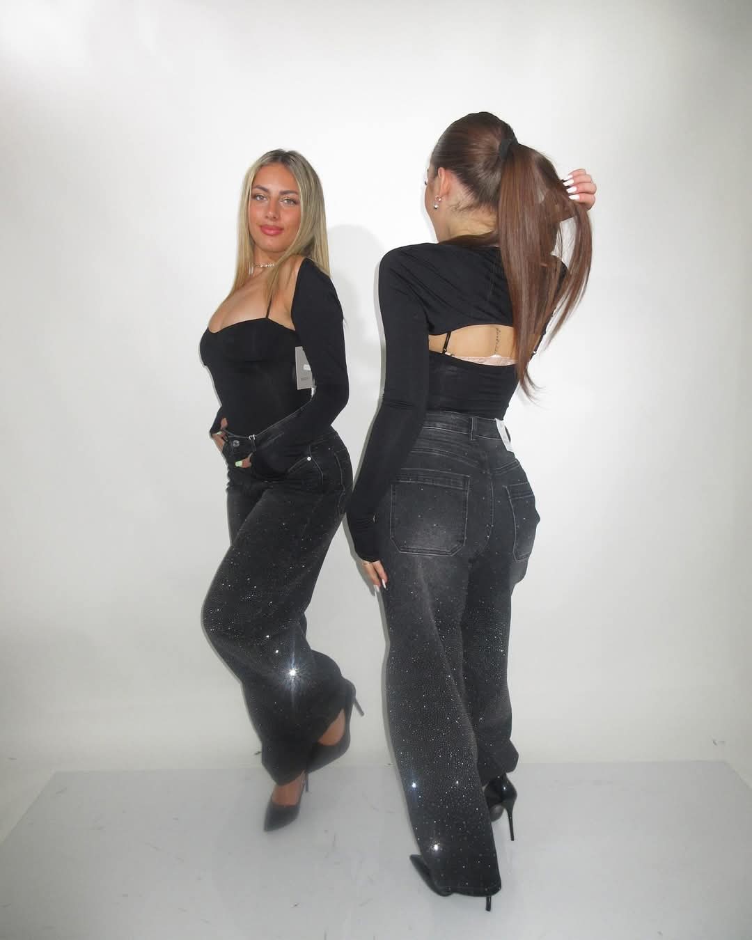 Body con coprispalle nero