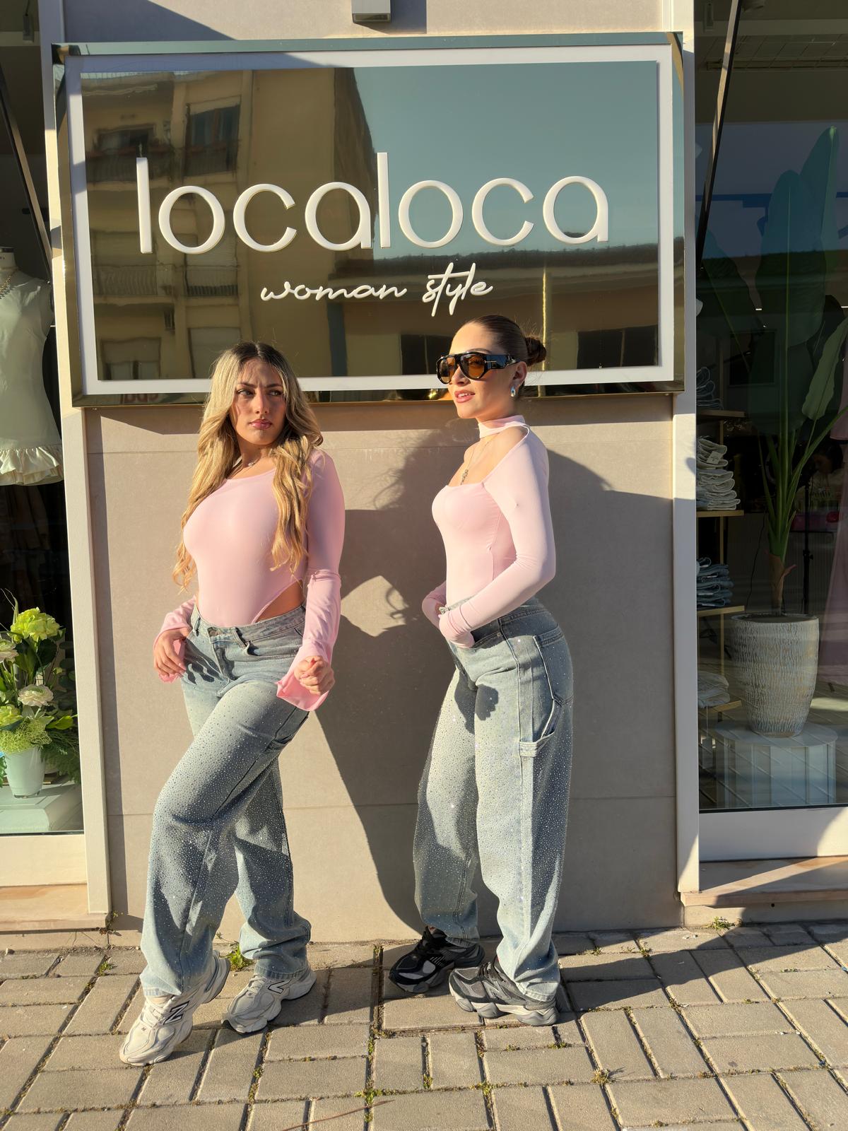 Body scollo schiena rosa