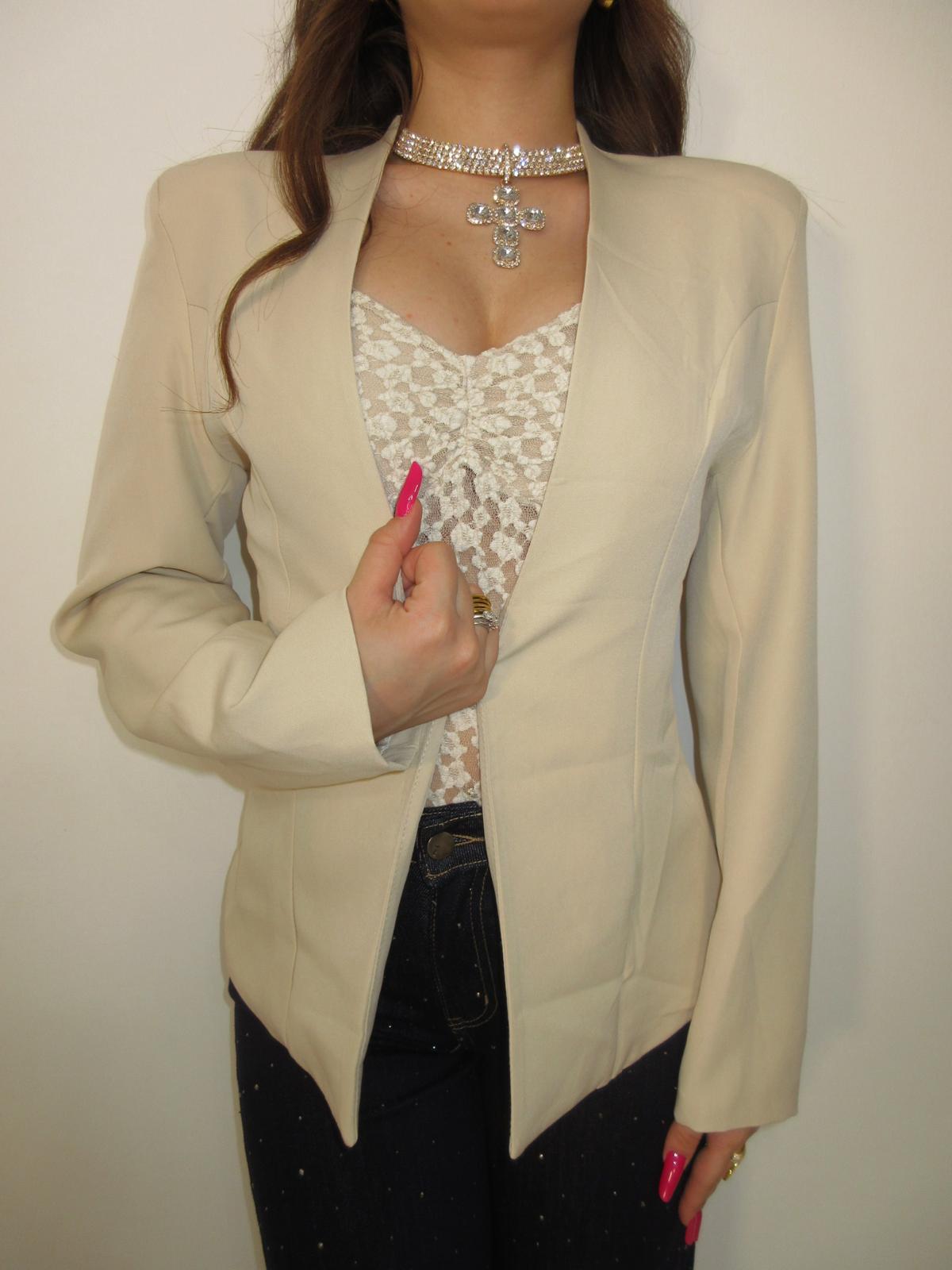 Body pizzo beige bretelline