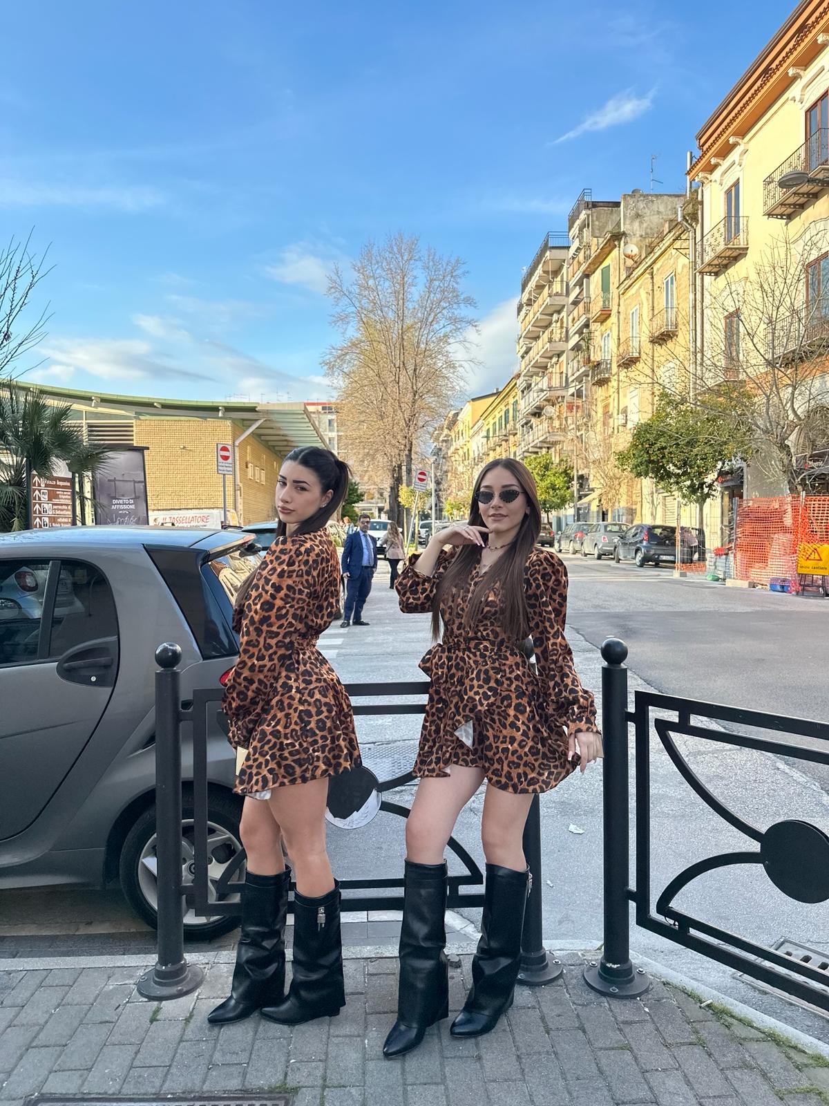 Abito animalier Karlie