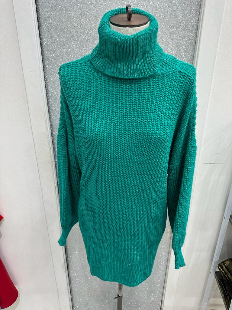 Maglia collo verde