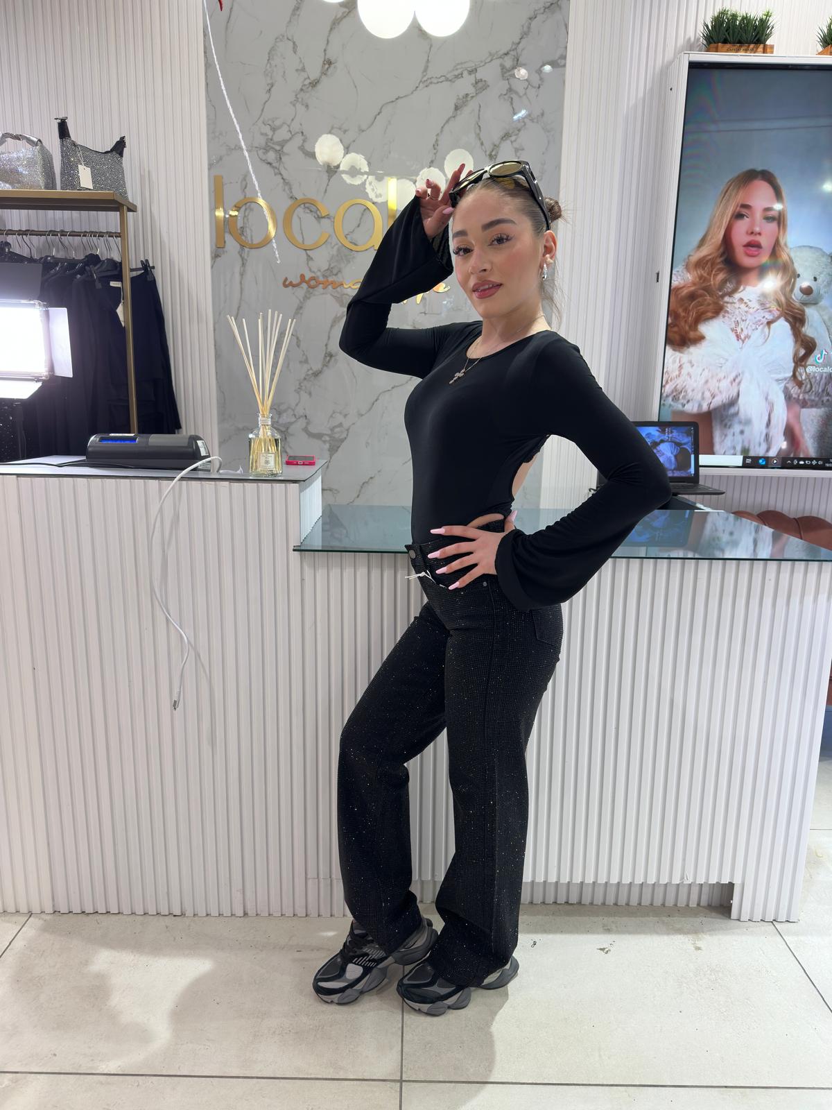 Body scollo schiena nero