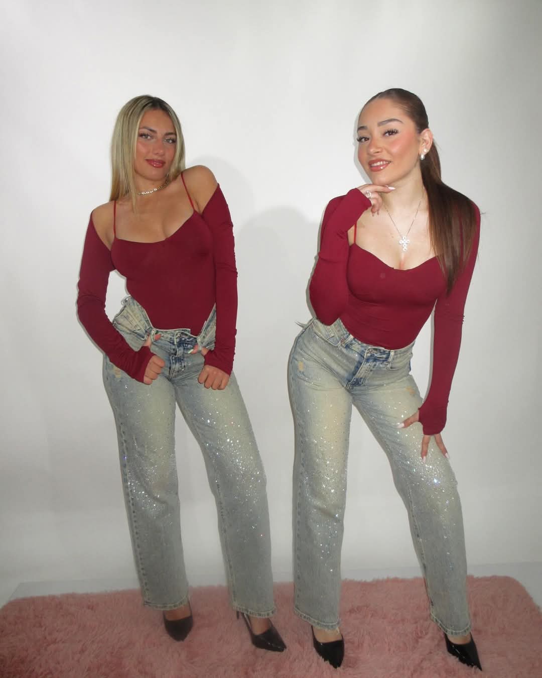 Body con coprispalle bordeaux