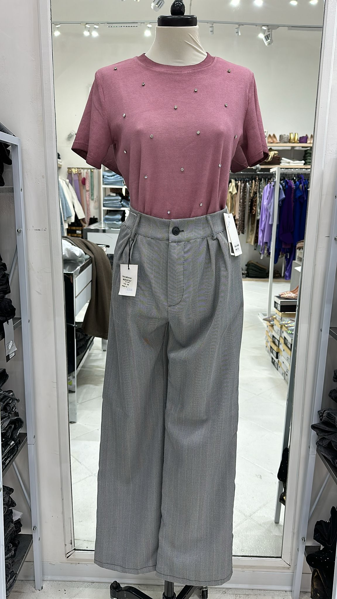Pantalone grigio tg 46