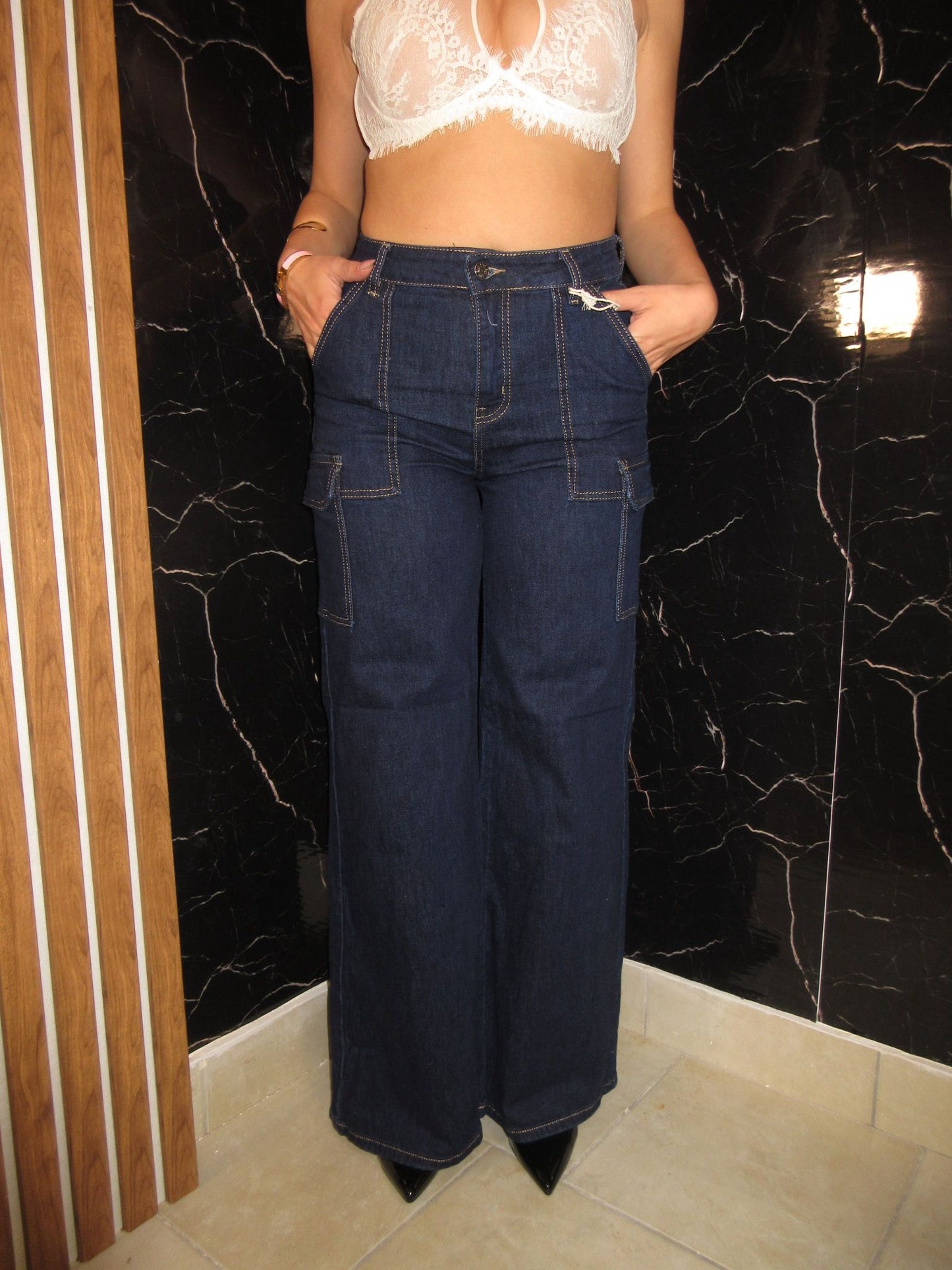 Cargo denim dark