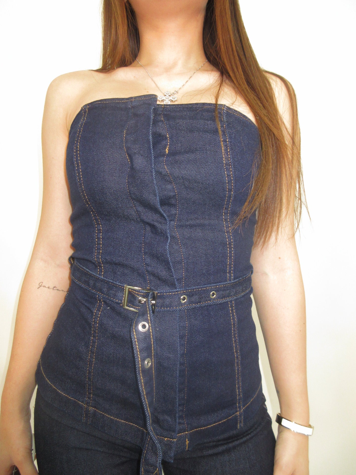 Top denim dark