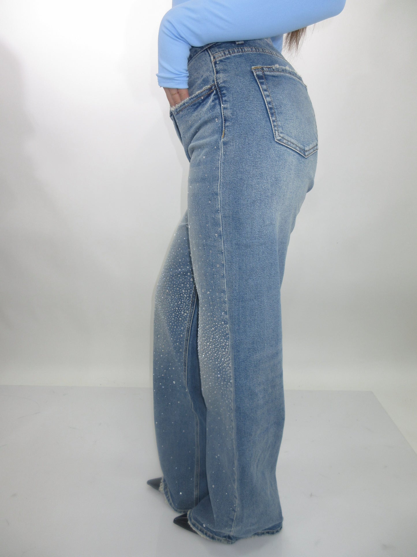 Jeans brillantini  denim 3530