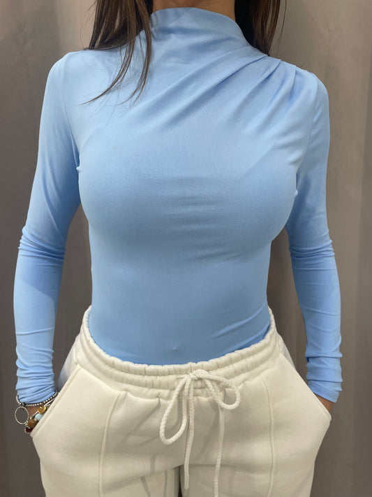 Body collo azzurro