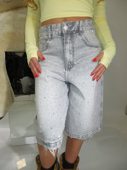 Bermuda jort shine grigio