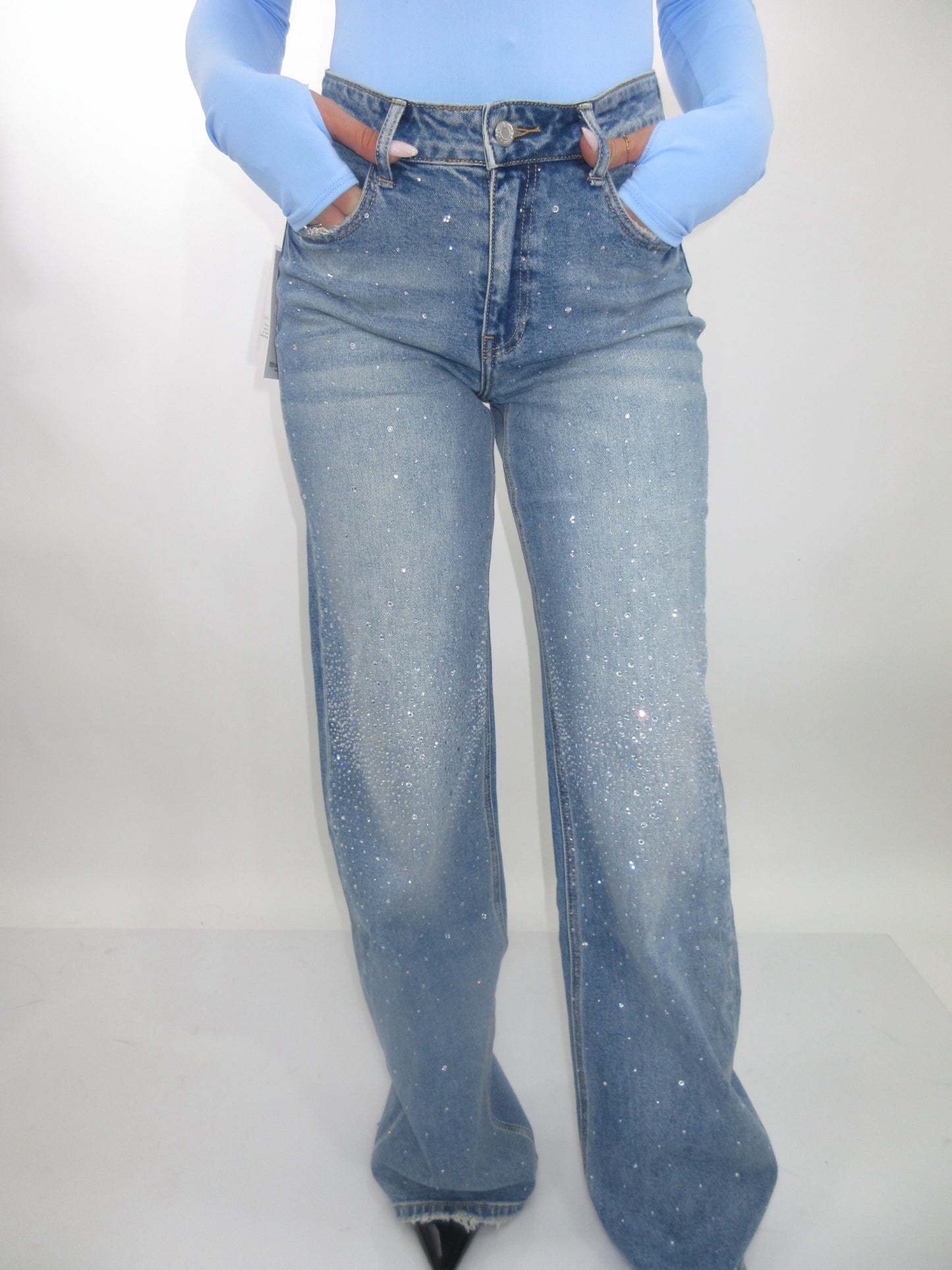 Jeans brillantini  denim 3530