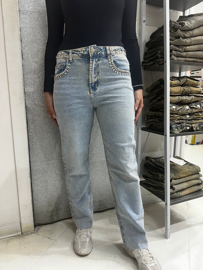 Jeans denim diamond