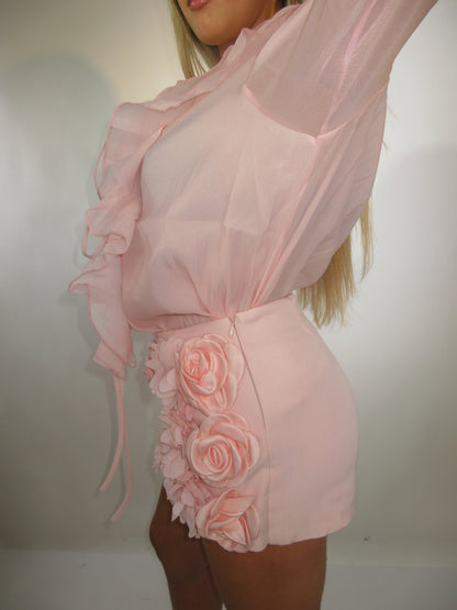 Gonna con rose