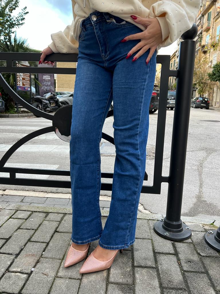 Jeans palazzo denim