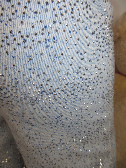 Jeans denim glitter 3637