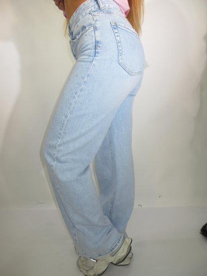 Jeans denim shine regular
