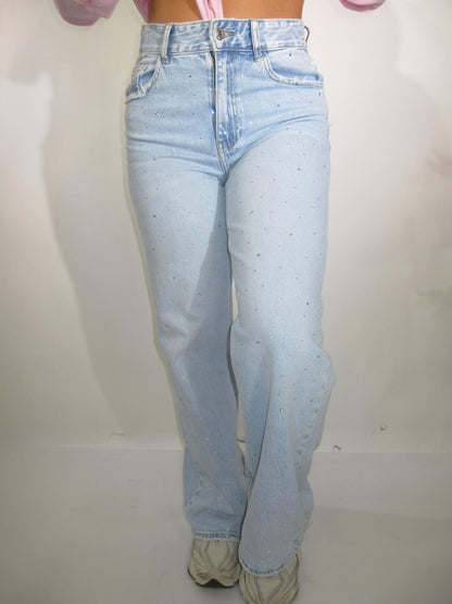 Jeans denim shine regular
