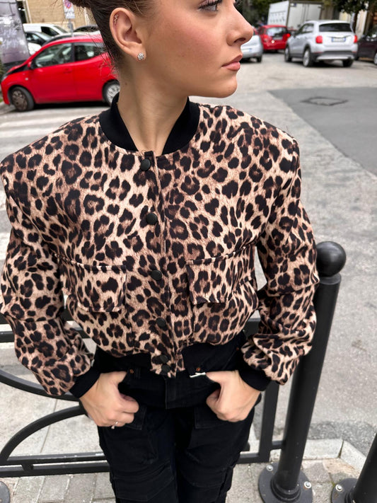 Giubbini bomber animalier