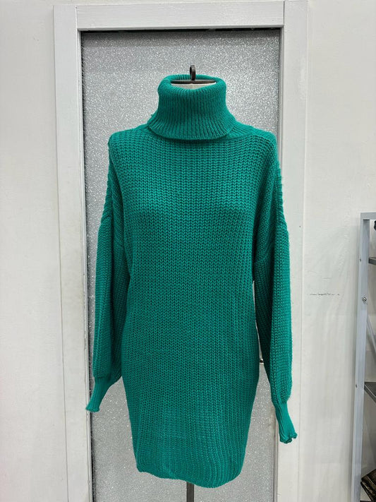 Maglia collo verde