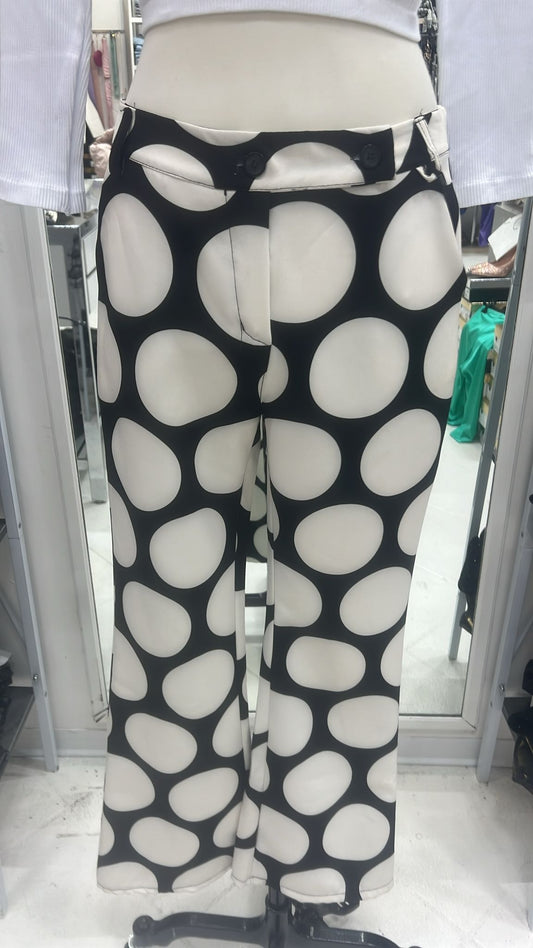 Pantalone bianco e nero