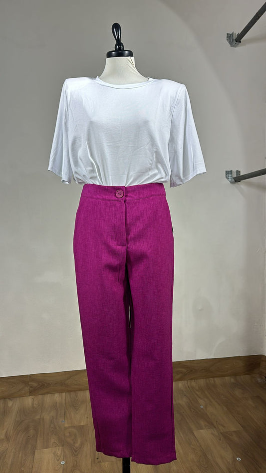 Pantalone fuxia