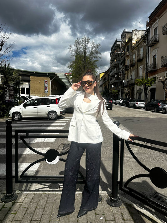 Giacca mochy bianca