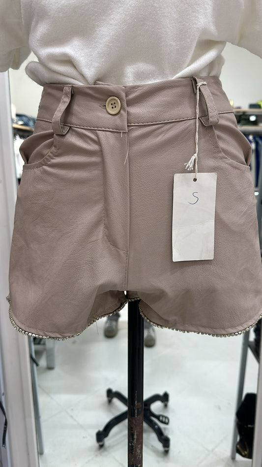 Pantaloncini beige